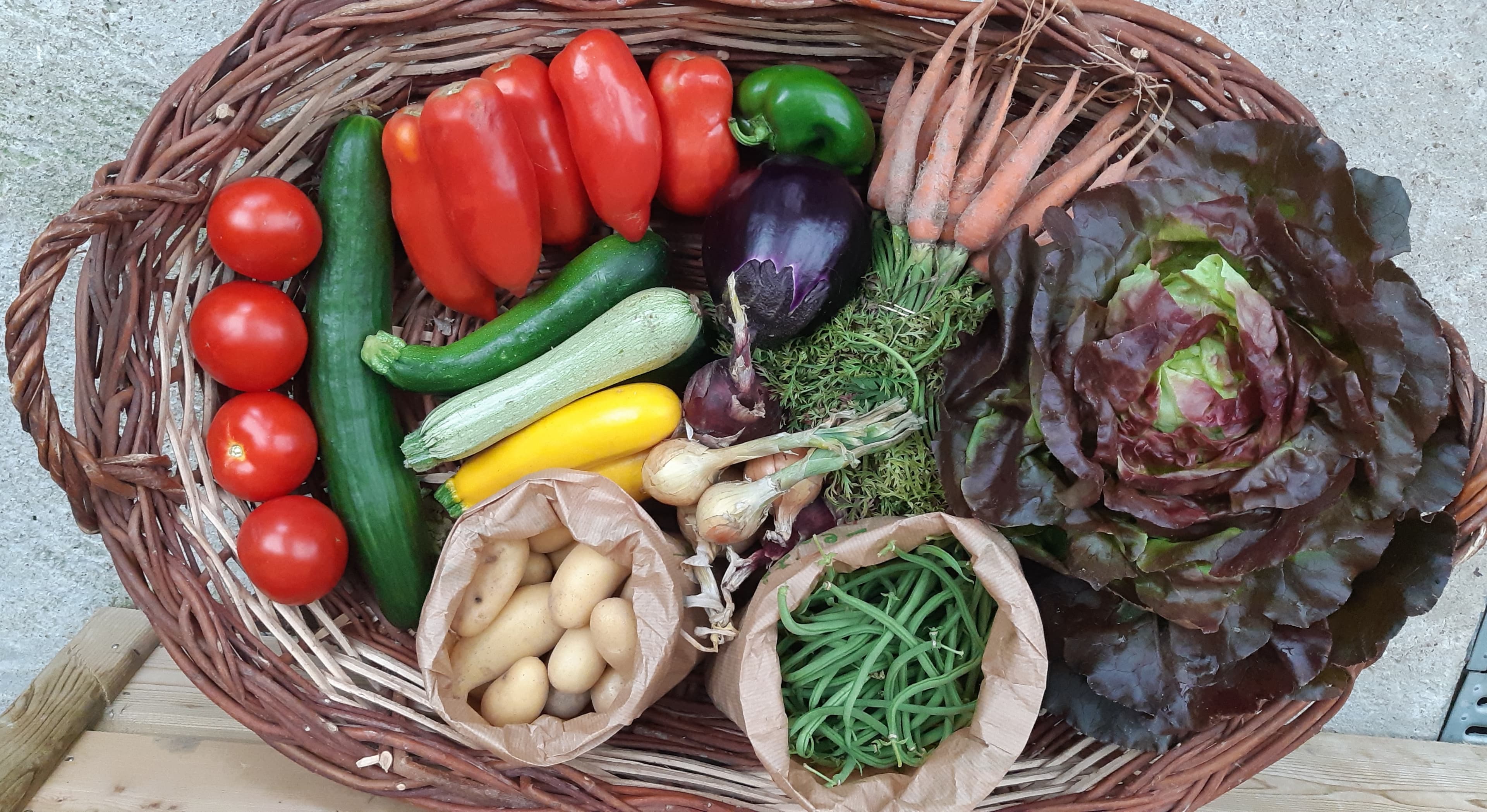 Panier de légumes